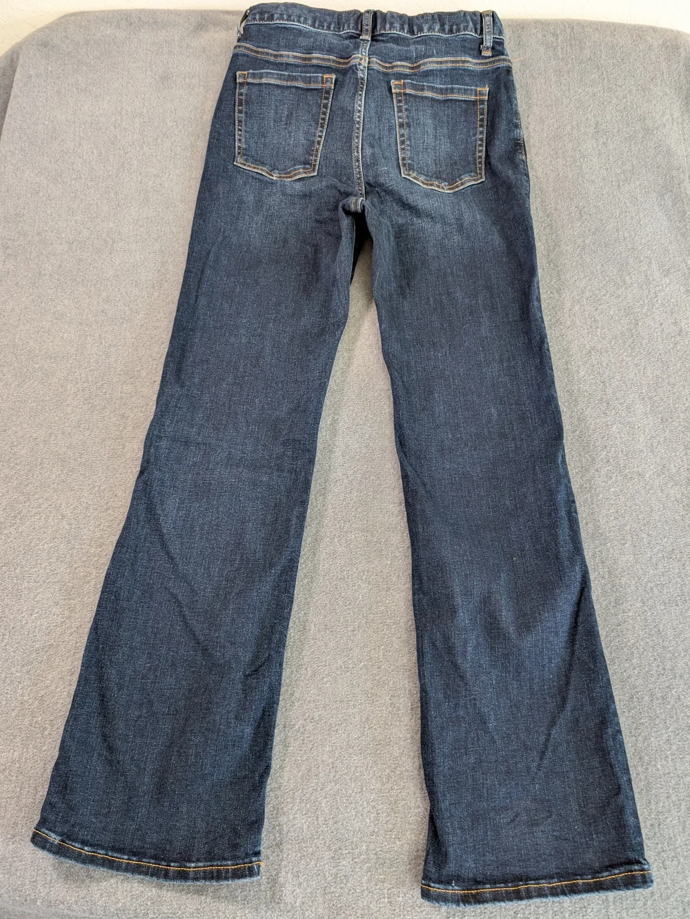 Old Navy Boys Size 14 Built In Flex Bootcut Dark Wash Denim Jeans
